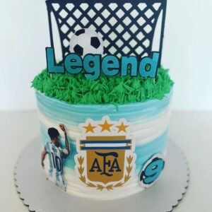 Football Messi Argentina Cake DCC1