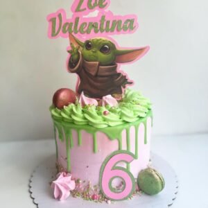 Yoda Star Wars Cake