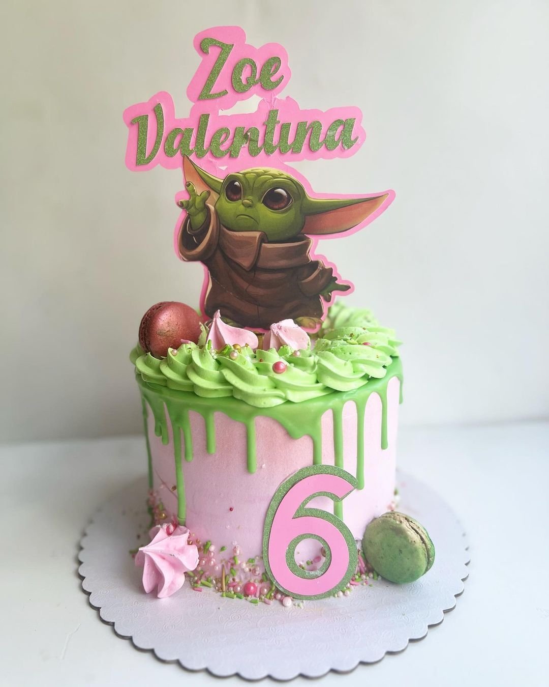 Yoda Star Wars Cake