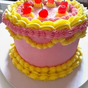 Simple Cream Cake DCC1