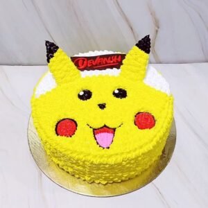 Pikachu shape cake