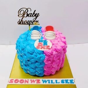 Gender Reveal Cake DCC2