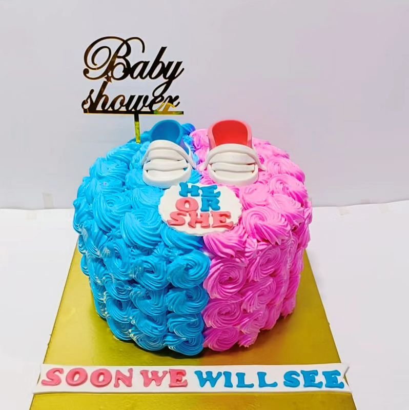 Gender Reveal Cake DCC2