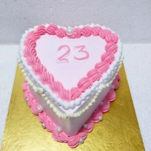 Heart shape cake for Her