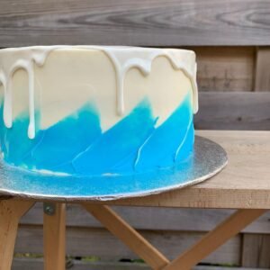 Blue Colour Splash cake