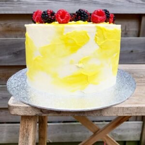 Cream Cake with Mixed Berries