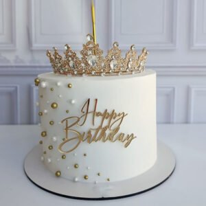 Elegant Tiara Crown Cake