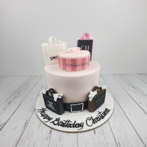 Fashion Brands and Bags Cake