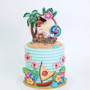 Moana Theme Cake