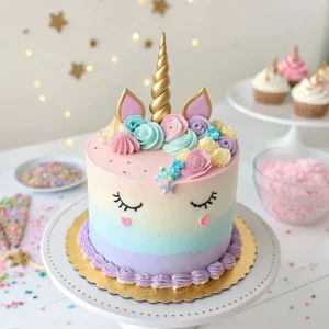 Cute Unicorn Cake