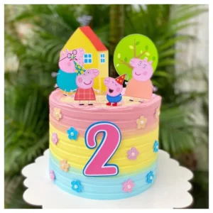 Peppa Pig and Family Cake