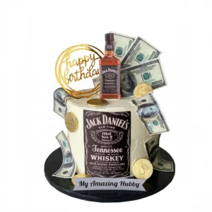 Jack Daniels and Dollar Cake